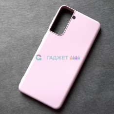 Силиконовый чехол для Samsung S21, сиреневый