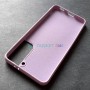 Силиконовый чехол для Samsung S21, сиреневый
