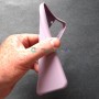Силиконовый чехол для Samsung S21, сиреневый