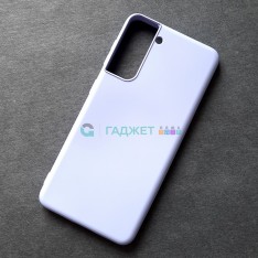 Силиконовый чехол для Samsung S21, фиолетовый