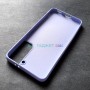 Силиконовый чехол для Samsung S21, фиолетовый Силиконовый чехол для Samsung S21, фиолетовый