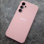 Чехол для Samsung S23 FE, Silicone Case, с логотипом, розовый песок