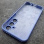 Чехол для Samsung S23 FE, Silicone Case, с логотипом, фиалковый