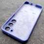 Чехол для Samsung S23 Plus, Silicone Case, с логотипом, фиалковый