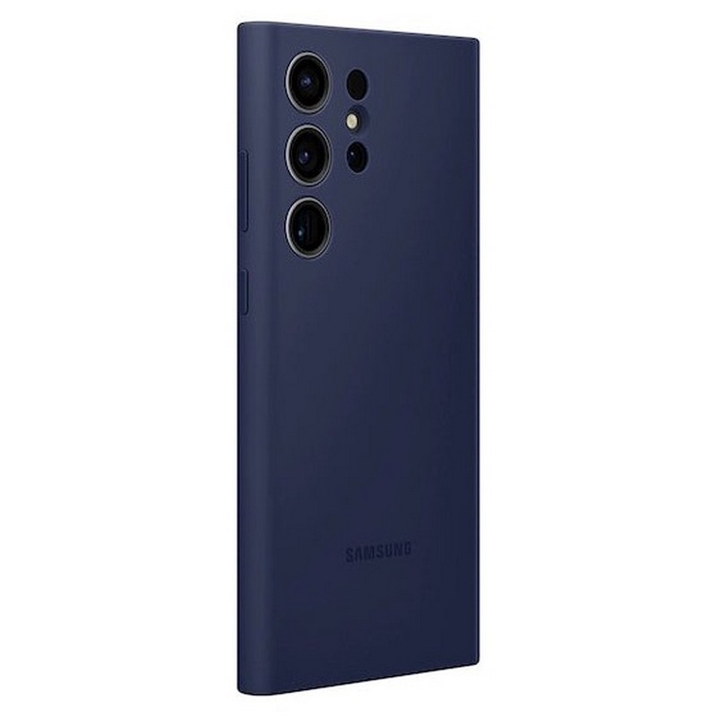 Чехол для Samusng S23 Ultra, Silicone Case, в фирменной упаковке, темно-синий Чехол для Samusng S23 Ultra, Silicone Case, в фирменной упаковке, темно-синий