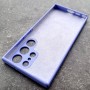 Чехол для Samsung S23 Ultra, Silicone Case, с логотипом, фиалковый Чехол для Samsung S23 Ultra, Silicone Case, с логотипом, фиалковый