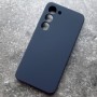 Чехол для Samsung S23, Silicone Case, темно-сине-серый матовый Чехол для Samsung S23, Silicone Case, темно-сине-серый матовый
