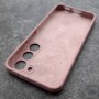 Чехол для Samsung S23, Silicone Case, с логотипом, розовый песок Чехол для Samsung S23, Silicone Case, с логотипом, розовый песок