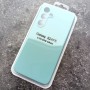 Чехол для Samsung S24 FE, Silicone Case, с логотипом, ментол Чехол для Samsung S24 FE, Silicone Case, с логотипом, ментол