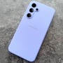 Чехол для Samsung S24 FE, Silicone Case, с логотипом, фиалка Чехол для Samsung S24 FE, Silicone Case, с логотипом, фиалка