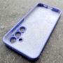 Чехол для Samsung S24 FE, Silicone Case, с логотипом, фиалка Чехол для Samsung S24 FE, Silicone Case, с логотипом, фиалка
