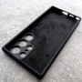 Чехол для Samsung S24 Ultra, Silicone Case, с логотипом, черный Чехол для Samsung S24 Ultra, Silicone Case, с логотипом, черный