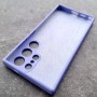 Чехол для Samsung S24 Ultra, Silicone Case, с логотипом, фиалковый Чехол для Samsung S24 Ultra, Silicone Case, с логотипом, фиалковый
