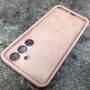 Чехол для Samsung S25 FE, Silicone Case, с логотипом, розовый песок
