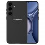 Чехол для Samsung S25 FE, Silicone Case, с логотипом, черный Чехол для Samsung S25 FE, Silicone Case, с логотипом, черный
