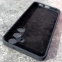 Чехол для Samsung S25 FE, Silicone Case, с логотипом, черный Чехол для Samsung S25 FE, Silicone Case, с логотипом, черный