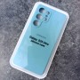 Чехол для Samsung S25 Ultra, Silicone Case, с логотипом, мятный