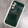 Чехол для Samsung S25 Silicone Case, с логотипом, хаки