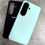 Чехол для Samsung S26, Silicone Case, с логотипом, мятный