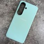 Чехол для Samsung S26, Silicone Case, с логотипом, мятный