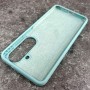 Чехол для Samsung S26, Silicone Case, с логотипом, мятный