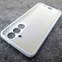 Чехол для Samsung S26, Silicone Case, с логотипом, белый