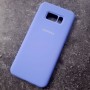 Чехол на Samsung S8 Plus, Silicone Case с логотипом, фиолетовый