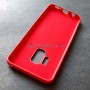 Силиконовый чехол для Samsung S9, красная камелия