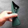 Силиконовый чехол для Xiaomi Mi 10T, темно-зеленый
