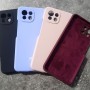 Чехол для Xiaomi Mi 11 Lite, Silicone Case с логотипом, бледно-розовый