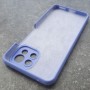 Чехол на Xiaomi Mi 11 Lite, Silicone Case с логотипом, сиреневый