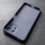 Силиконовый чехол для Xiaomi Mi 11 Lite, серо-фиолетовый