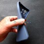 Силиконовый чехол для Xiaomi Mi 11 Lite, серо-фиолетовый