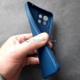 Силиконовый чехол для Xiaomi Mi 11 Lite, синий