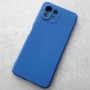 Чехол Silicone Cover для Xiaomi Mi 11 Lite, синий