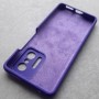 Чехол на Xiaomi Mi 11T / Mi 11T Pro, Silicone Case, с логотипом, темно-фиолетовый