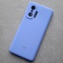 Чехол для Xiaomi Mi 11T / Mi 11T Pro, Silicone Case, с логотипом, фиолетовый
