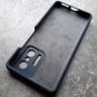 Чехол для Xiaomi Mi 11T, Silicone Case, темно-сине-серый матовый