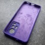 Чехол для Xiaomi Mi 12 Lite, Silicone Case, с логотипом, темно-фиолетовый