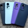 Чехол для Xiaomi Mi 12 Lite, Silicone Case, светло-голубой
