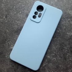 Чехол для Xiaomi Mi 12 Lite, Silicone Case, светло-голубой