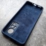 Чехол для Xiaomi Mi 12, Silicone Case, темно-синий матовый