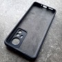 Чехол для Xiaomi Mi 12, Silicone Case, темно-сине-серый матовый