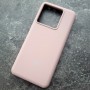 Чехол для Xiaomi Mi 13T / 13T Pro, Silicone Case, с логотипом, розовый песок