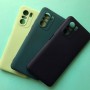 Силиконовый чехол для Xiaomi Poco F3, темно-зеленый