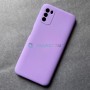 Cиликоновый чехол для Xiaomi Poco M3, сиреневый