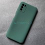 Cиликоновый чехол для Xiaomi Poco M3, темно-зеленый