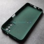 Cиликоновый чехол для Xiaomi Poco M3, темно-зеленый