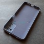 Силиконовый чехол для Xiaomi Poco M3, серо-фиолетовый