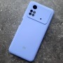 Чехол на Ксяоми Поко М4 Про, Silicone Case, с логотипом, фиолетовый